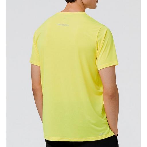 Camiseta New Balance Accelerate SS Amarilla [2]