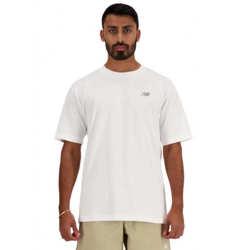 Camiseta New Balance Sport Essentials Algodón Blanca [0]