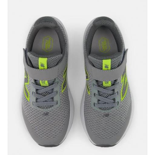 Zapatillas New Balance 520 Velcro Gris/Lima [2]