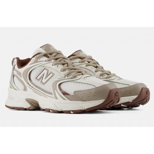 Zapatillas New Balance 530 Blanco/Marrón [1]