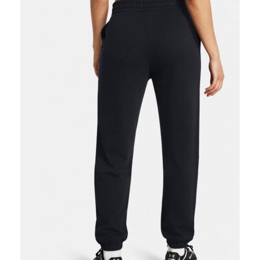 Pantalón Largo Under Armour Rival Terry Jogger Mujer Negro [3]