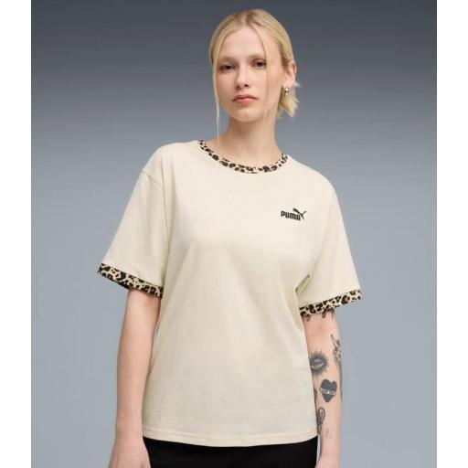 Camiseta Puma ESS Graphic Animal Tee Beige [1]
