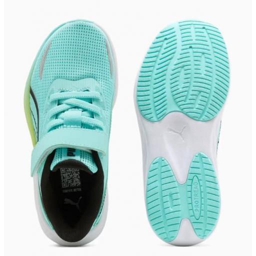 Zapatillas Puma Pounce Lite 2 Velcro Verde Menta [3]
