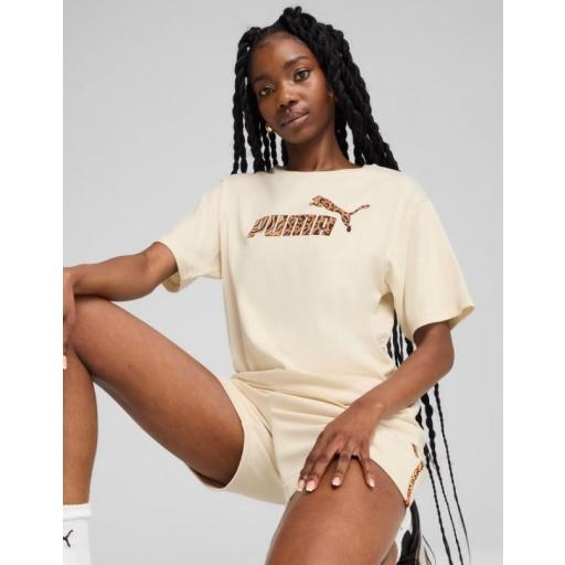 Camiseta Puma ESS Graphic Animal Print Beige [1]