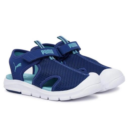 Sandalias Puma Fun Racer Mesh Niños Azul [1]