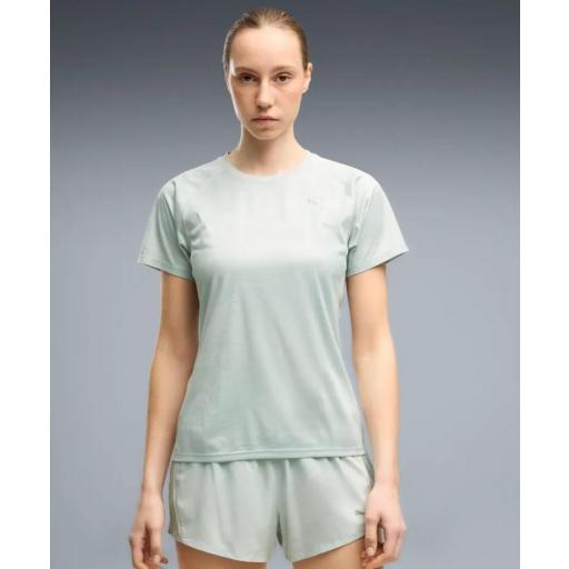 Camiseta Puma Run Velocity Aop Verde Menta [1]