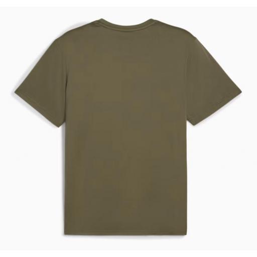 Camiseta Puma Tad Essentials Verde Oliva [1]