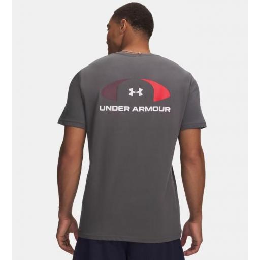 Camiseta Under Armour Athletics Logo Gris [2]