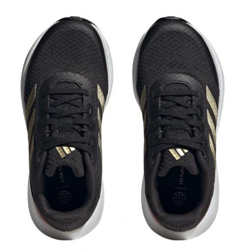 Zapatillas Adidas Runfalcon 3.0 K Negro/Dorado [2]