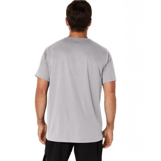 Camiseta Asics Core SS Top Gris Cloud [2]