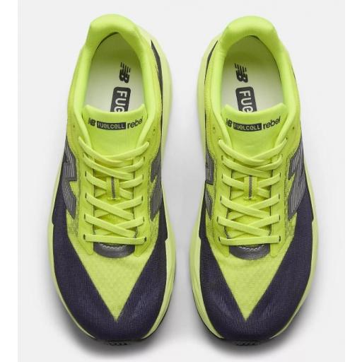 Zapatillas New Balance FuelCell Rebel v5 Amarillo/Negro [2]