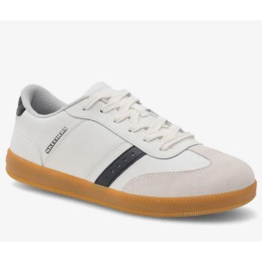 Zapatillas Skechers Zinger Street Blanco/Gris/Marrón [1]