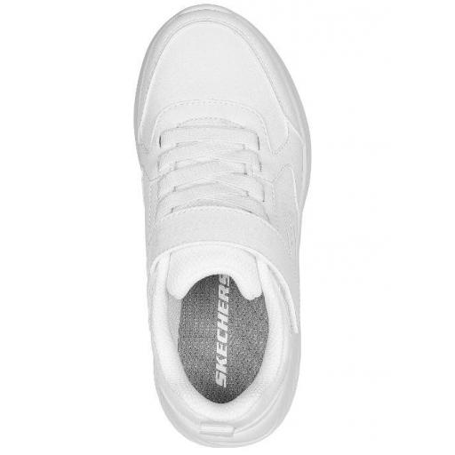 Zapatillas Skechers Bounder - Power Study Velcro Blanca Entera [2]