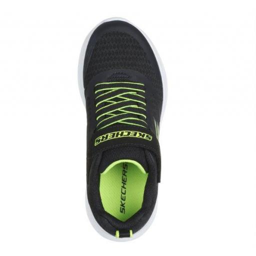 Zapatillas Skechers Go Run 400 v2 Goltran Velcro Negras [2]