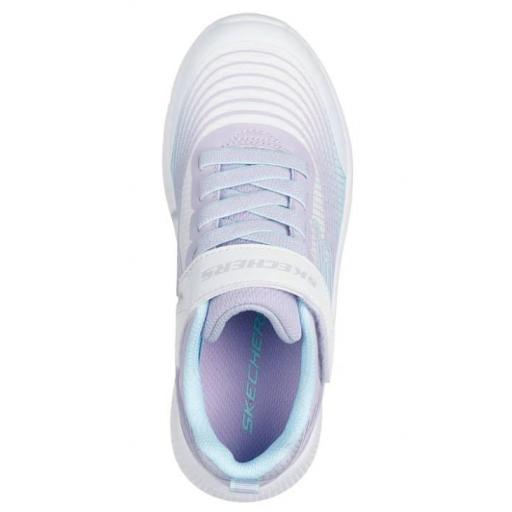 Zapatillas Skechers Microspec Advance Velcro Lila/Azul [2]