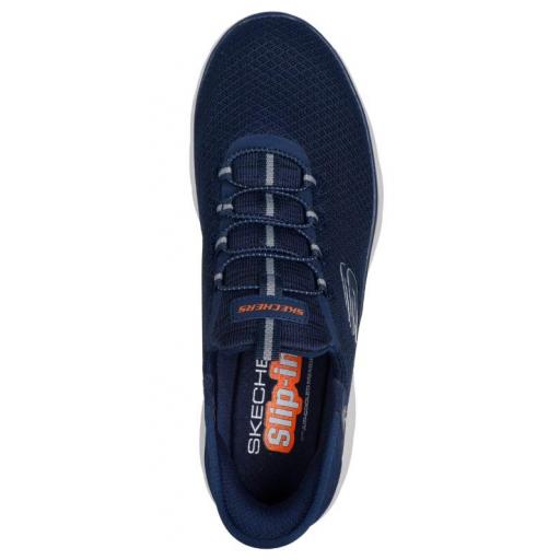 Zapatillas Skechers Slip Ins Summits WIDE Azul [2]