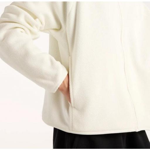 Sudadera New Balance Textured FL Blanco Hueso [2]