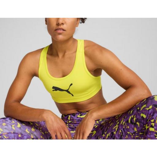 Sujetador Deportivo Puma 4Keeps Bra Amarillo [1]