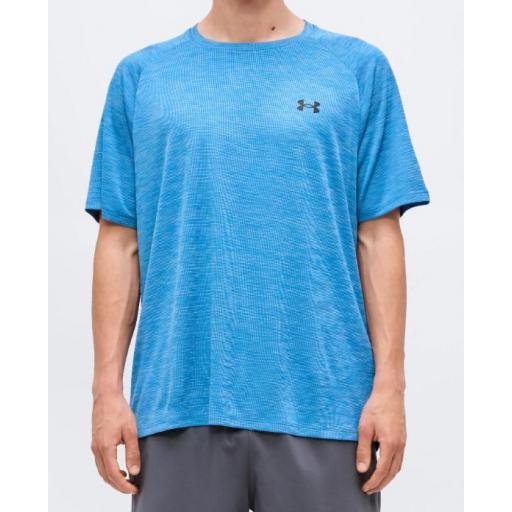 Camiseta Under Armour Tech Textured Azul Royal [1]