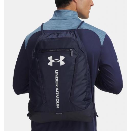 Mochila Saco Under Armour Hustle Azul Marino [2]