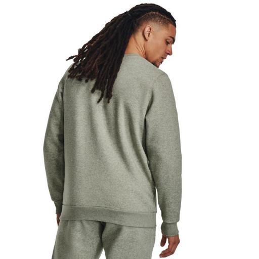 Sudadera Under Armour Essential Fleece Crew Gris [2]