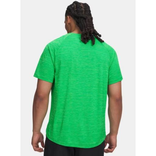 Camiseta Under Armour Tech Textured SS Verde [2]