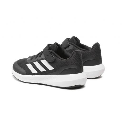 Zapatillas Adidas Runfalcon 3.0 EL Velcro Niños Negro/Blanco [1]