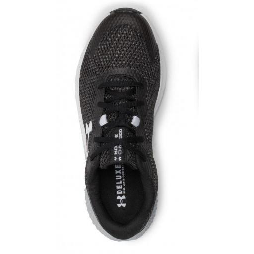 Zapatillas Under Armour UA Charged Rogue 3 Negro/Blanco/Gris  [2]