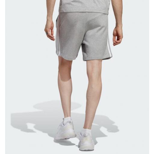 Pantalón Corto Adidas 3S French Terry Short Gris [2]