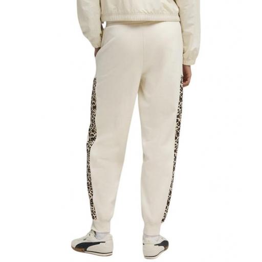 Pantalón Largo Puma Essentials Graphic Animal Print Beige [2]