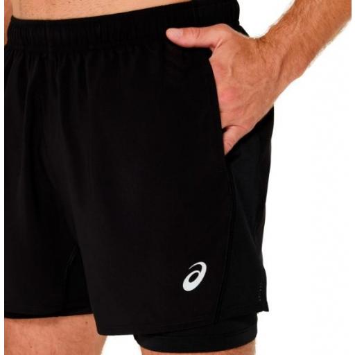 Pantalón Corto Con Malla Asics Core 2n1 5In Short [2]