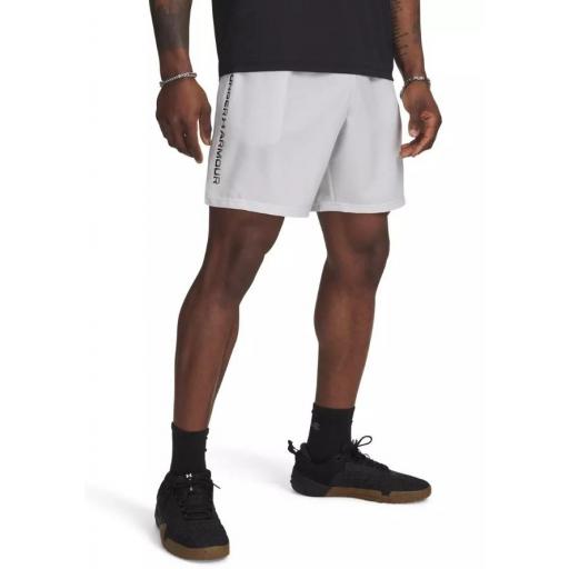 Pantalón Corto Under Armour Tech Woven Gris Claro