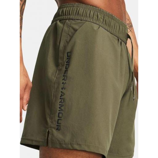 Pantalón Corto Under Armour Woven Wdmk Short Verde [1]