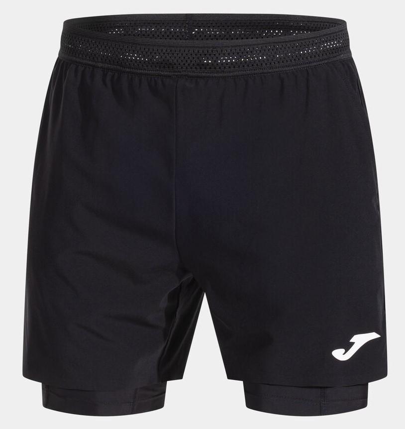 Pantalón Corto con Malla Joma Smash Negro