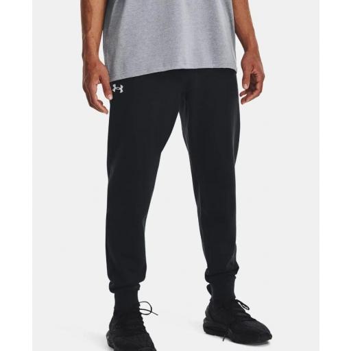 Pantalón Largo Under Armour Rival Fleece Joggers Negro [1]