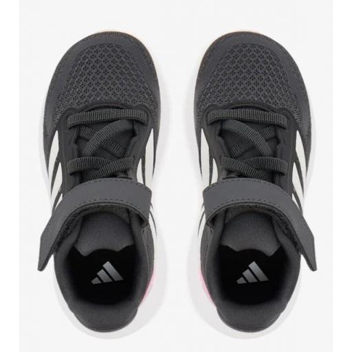 Zapatillas Adidas Runfalcon 5 TD Velcro Gris/Rosa [3]