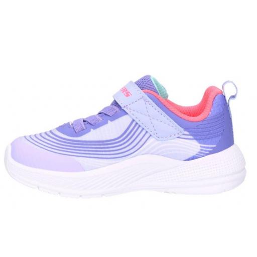 Zapatillas Skechers Microspec Advance Bebé Moradas [2]