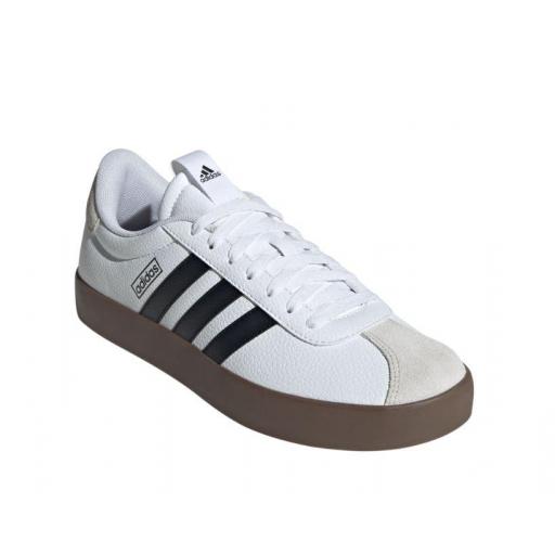 Zapatillas Adidas VL Court 3.0 Blanco/Negro/Marrón [1]