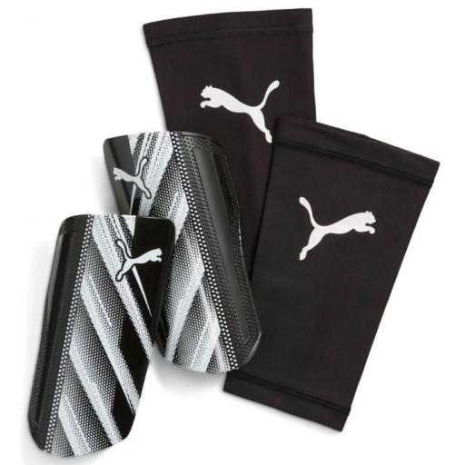 Espinilleras Puma ATTACANTO Sleeve Negro/Blanco [0]