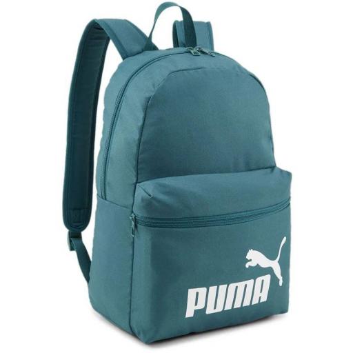 Mochila Puma Phase Backpack Negro/Verde/Rojo [1]