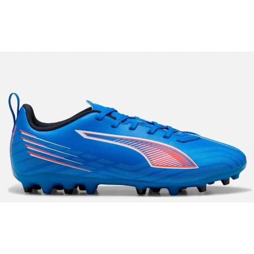Bota Fútbol Puma Ultra 6 Play MG Jr Azul