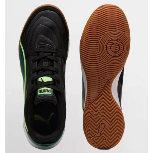 Zapatillas Fútbol Sala Puma Pressing IV Negro/Verde [3]
