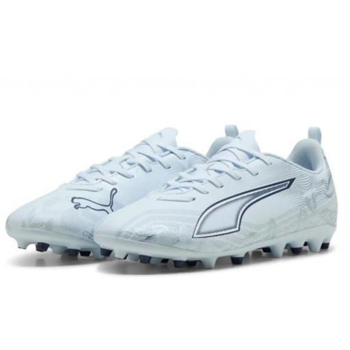 Bota Fútbol Puma Ultra 6 Play Jr Icy Blue [0]