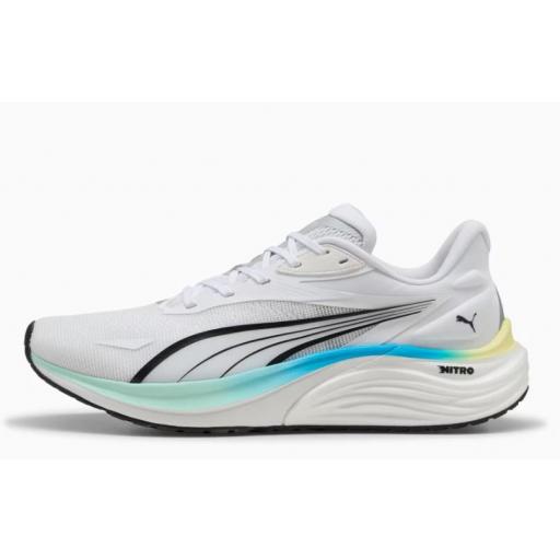 Zapatillas Puma Electrify Nitro 4 Blanco/Azul