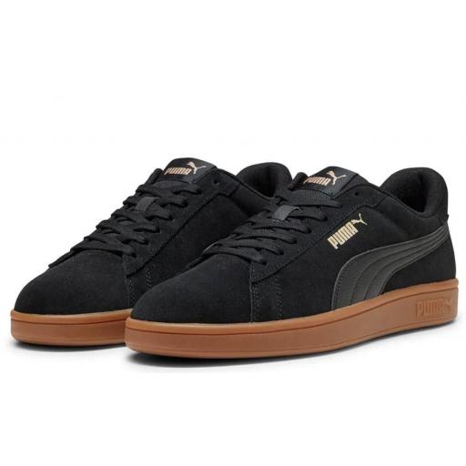 Zapatillas Puma Smash 3.0 Negro/Marrón