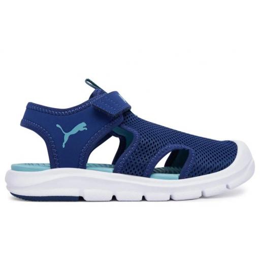 Sandalias Puma Fun Racer Mesh Niños Azul [0]
