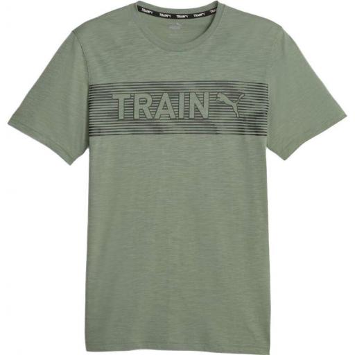 Camiseta Puma Training Graphic Tee Verde