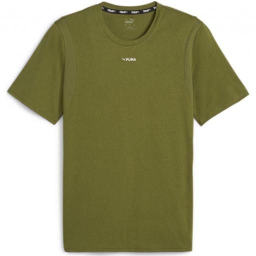 Camiseta Puma FIT Triblend Tee Verde Oliva [0]