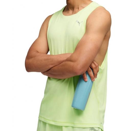 Camiseta Tirantes Puma Run Velocity Tank Verde Manzana [1]