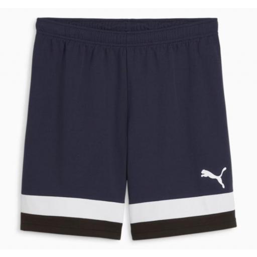 Pantalón Corto Puma IndividualRISE Shorts Azul Marino/Blanco